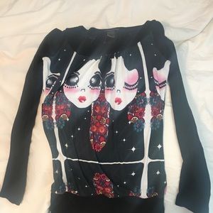 Custo Barcelona Wide Eye Doll blouse